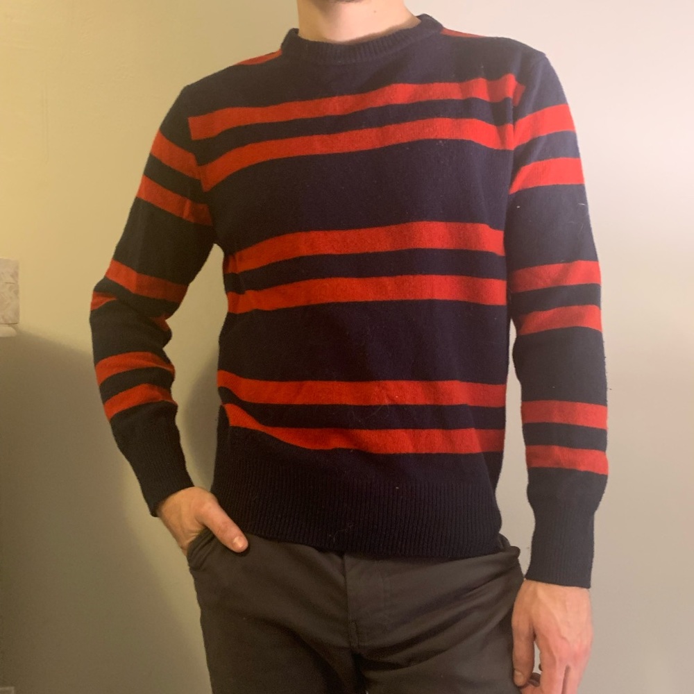 J. Crew striped wool sweater